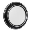 Зеркало настенное круг d45,5 Мансарда чёрный с серебром (1/3)