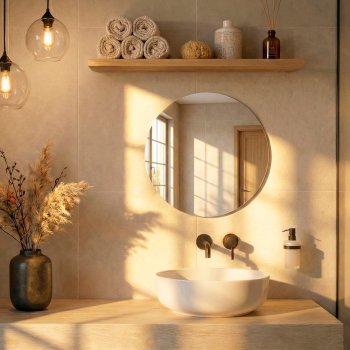 Зеркало настенное круг d50 Мансарда (1)