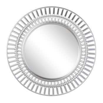 Зеркало настенное круг в ажурном корпусе d51 Мансарда серебро (1/5)