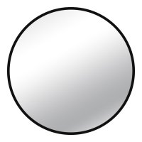 Зеркало настенное круг с окантовкой d50 Мансарда чёрный (1)