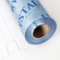 Клеенка ПВХ без основы 0,8x20м 0,6мм прозрачная Crystal (1)