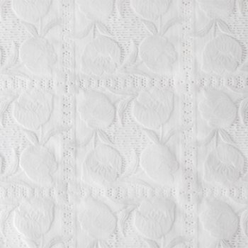 Клеенка ПВХ без основы 1,32x22м ажурная белая Easy Lace YL-074E (1)