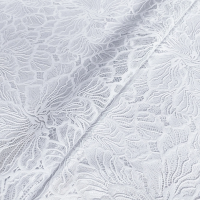 Клеенка ПВХ без основы 1,37x20м ажурная белая LS-A028 (1)