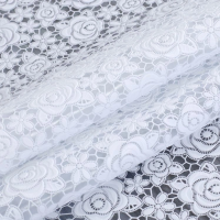 Клеенка ПВХ без основы 1,37x20м ажурная белая ТR-683 (1)