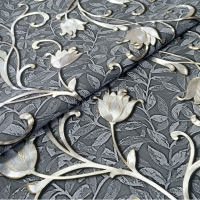 Клеенка ПВХ лазерная на тканевой основе 1,37х20м Жемчуг с принтом TS-18GB (1)