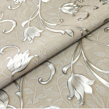 Клеенка ПВХ лазерная на тканевой основе 1,37х20м Жемчуг с принтом TS-18HB (1)