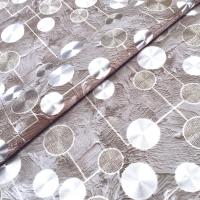 Клеенка ПВХ лазерная на тканевой основе 1,37х20м Жемчуг с принтом TS-42HB (1)