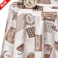 Клеенка ПВХ на нетканой основе 1,40x20м Dekorama Чашки кофейные 147A (1)