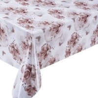 Клеенка ПВХ на тканевой основе 1,37x20м 0,28мм Diamond 3D TD-1194A-W (1)