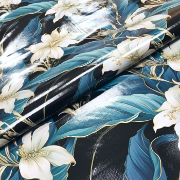 Клеенка ПВХ на тканевой основе 1,37х20м 0,26мм Глянец STS5719-1 (1)