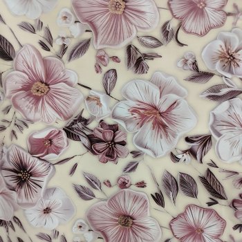 Клеенка ПВХ на тканевой основе гладкая 1,37х20м Grace NS-512EB