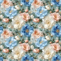 Клеенка ПВХ на тканевой основе глянец 1,37(+-3)х20м Grace STS6032-1