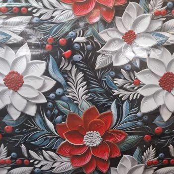 Клеенка ПВХ на тканевой основе глянец 1,40х20м Grace STS246A