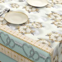 Клеенка ПВХ на тканевой основе глянец 1,40х20м Grace STS5204-1