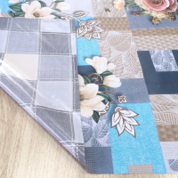 Клеенка ПВХ столовая двухсторонняя 1,37х20м 0,2мм Double Print ST5658-1/5074-5 (1)