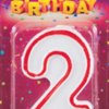 Свеча для торта Цифра 2 Волшебная страна (1*Bl) (12)