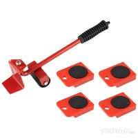 Набор для перемещения мебели (4 тележки+домкрат) Park (1/20)