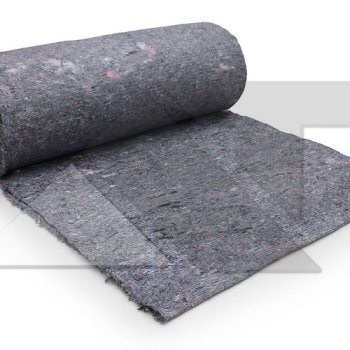 Полотно холстопрошивное пл.160 1,5x50м серое