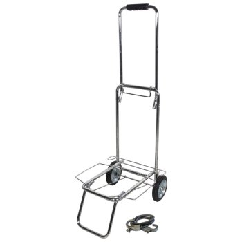 Тележка BX-55ZD-2 серебристый металлик, металл. колеса (55 кг)  (6)