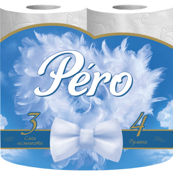 Pero 3сл White 4шт (12/408)