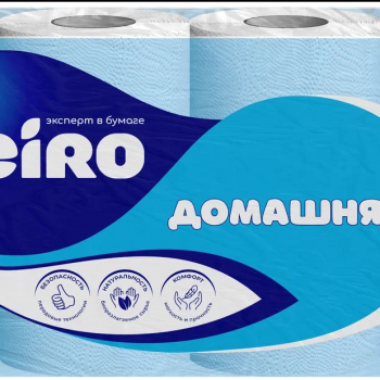 Бумага туалетная Veiro 2слоя Домашняя  8шт белый (6/288)