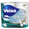 Бумага туалетная Veiro 3слоя Delicate aroma cotton 4шт (10/480)*