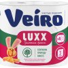 Бумага туалетная Veiro 3слоя Luxx 4шт (12/576)