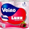 Бумага туалетная Veiro 3слоя Luxx Aroma Малина 4шт (12/576)