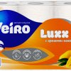 Бумага туалетная Veiro 3слоя Luxoria aroma 6шт Манго (12/384)