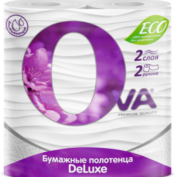 Полотенца Ova Deluxe 2сл 2шт (24/336)