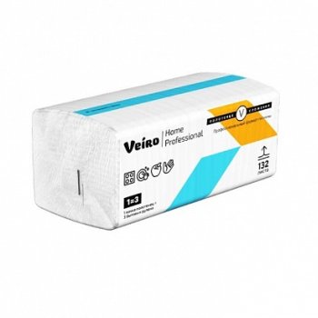 Полотенца  Veiro 2сл Professional Home V-сложение 132листа (20/800)