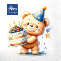 Салфетки Pero Prestige 33х33 3сл 20шт Хеппи (12)