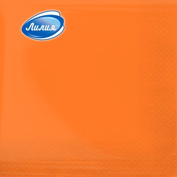 Салфетки Лилия 33х33 2сл 20шт Оранжевый (15)