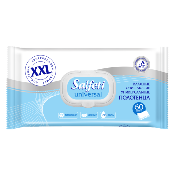Полотенца влаж 60шт XXL универсальные Салфети клапан (10)