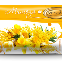 Салфетки влаж Vestar  10шт Мимоза (60)
