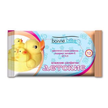Салфетки влаж  24шт  детские BonneBrise (5/35)
