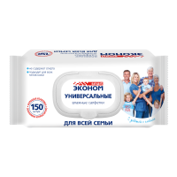 Салфетки влаж Смарт 150шт для семьи универсальные с клапаном (20)