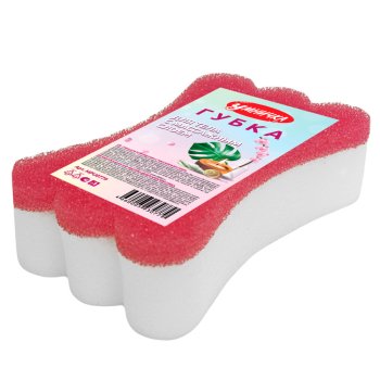 Губка для тела массажная Бантик Умничка (20)