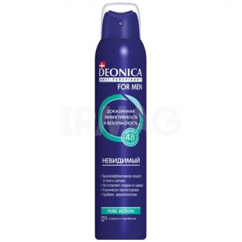 Дезодорант-антиперспирант мужской 200мл Deonica For Men Невидимый (12)