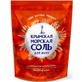 Соль для ванн Крымская морская Апельсин 1100гр (9)