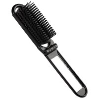 Расческа  массажная 10.5х4см складная с зеркалом BR-06 (300)