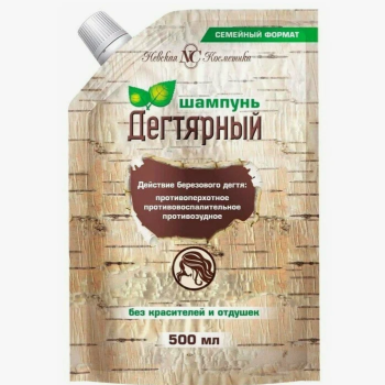 Шампунь НК 500мл Дегтярный дой-пак (12)