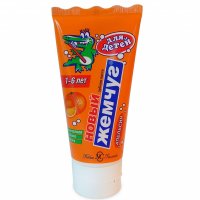 Зубная паста детская НовыйЖемчуг 50мл Апельсин (32)