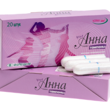 Тампоны АННА Люкс Sport средний размер 20шт (30)