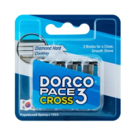 Кассеты Dorco Pace Cross3 3лезвия 4шт блистер (12/48)