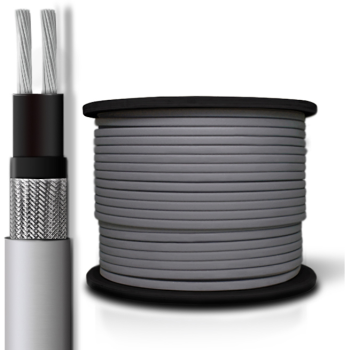 Кабель греющий саморегулирующийся Грейка SRL16-2CR 16Вт/м экранированный с/з (12)