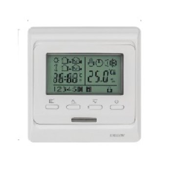 Терморегулятор Rexant R51XT белый дисплей автоматич программирование