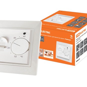 Терморегулятор TDM Таймыр 16А белый механический