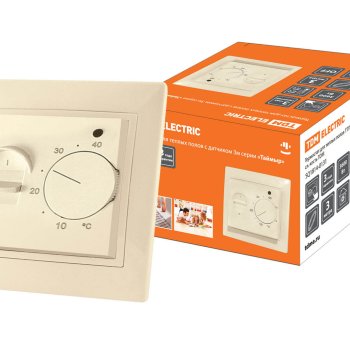 Терморегулятор TDM Таймыр 16А слоновая кость механический