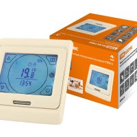 Терморегулятор TDM ТТПЭ-2 16А слоновая кость сенсорный